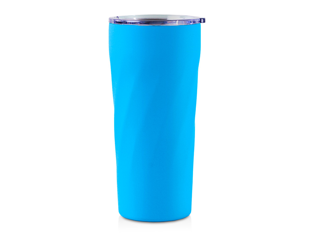 Термокружка FAMILY RADMIR, soft touch (Голубой)